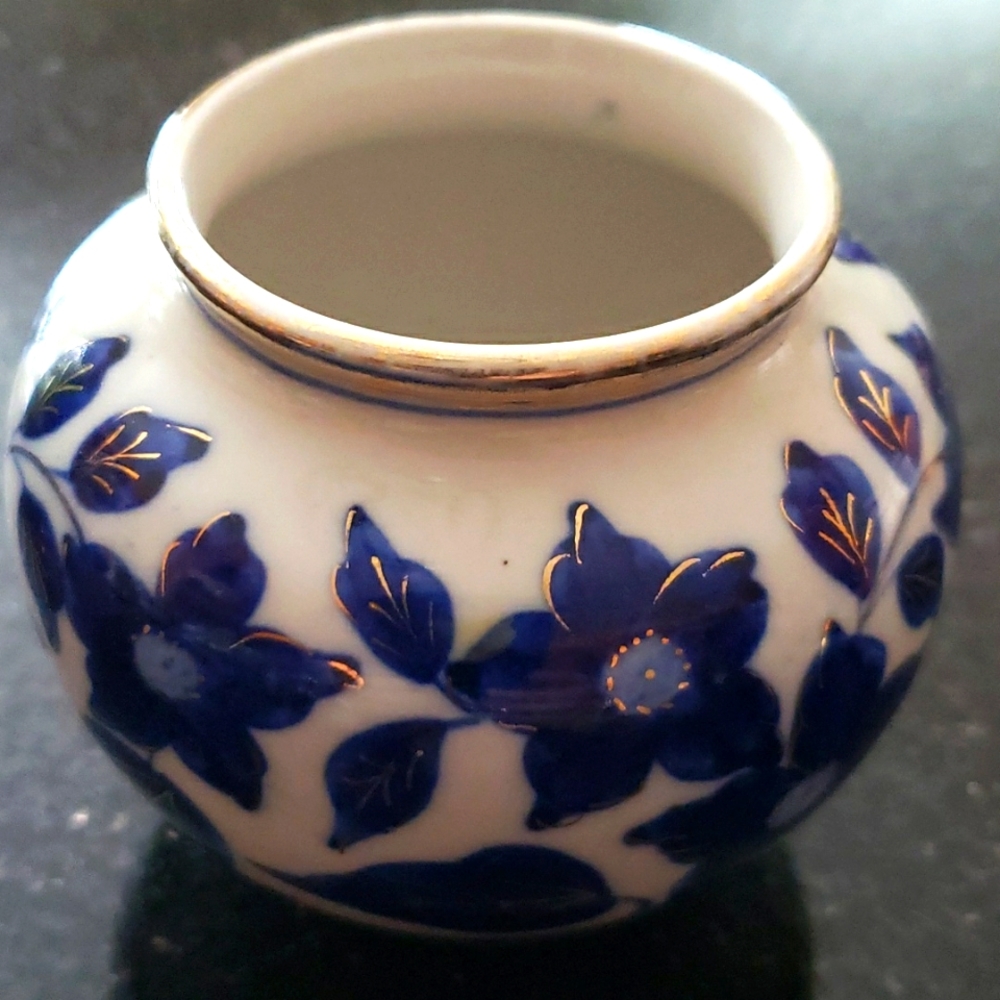 Gzhel Russian 🇷🇺 vintage decorative jam  jar